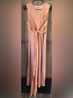 Whimsical Sandro Trudy Maxi Dress With Adjustable Ballet Inspired Ties Size 4/S